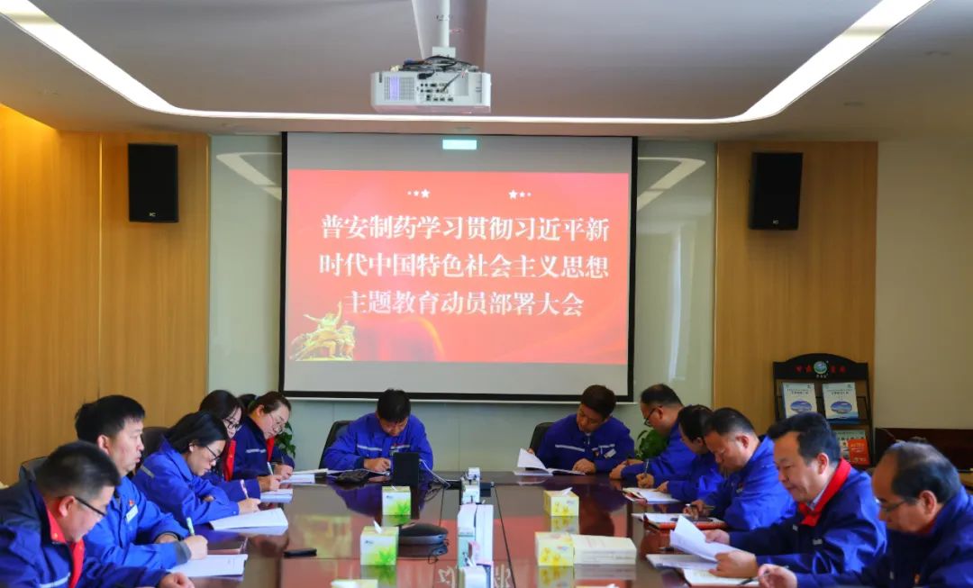 【主題教育】普安制藥召開學(xué)習(xí)貫徹習(xí)近平新時(shí)代中國特色社會(huì)主義思想主題教育動(dòng)員部署會(huì)