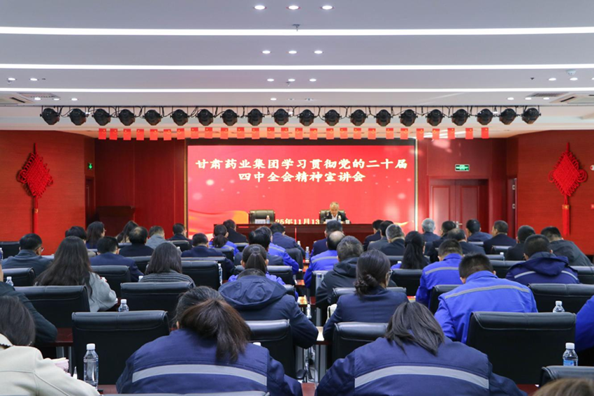 【集團(tuán)要聞】集團(tuán)公司黨委書記、董事長(zhǎng)周榮到隴神戎發(fā)宣講黨的二十屆四中全會(huì)精神